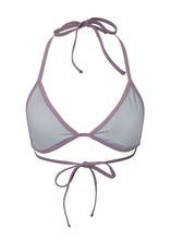 Load image into Gallery viewer, Liv eco-friendly two-tonal blue and mauve bikini top