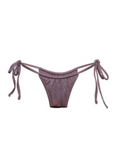 Load image into Gallery viewer, Mai adjustable string bikini bottoms in shimmery mauve