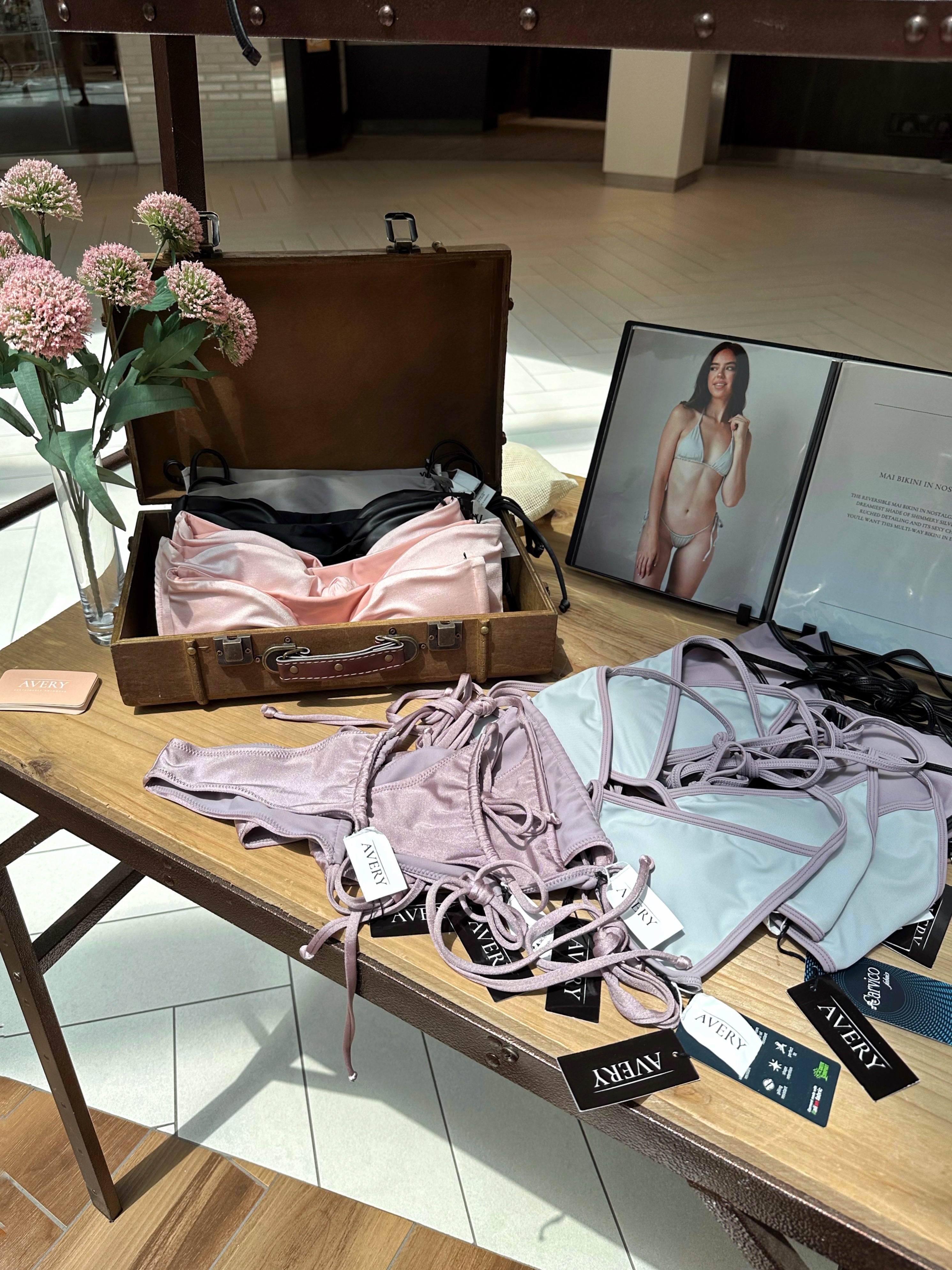 Popping up at UpMarket in Yorkville Village Avery Swimwear