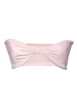 Load image into Gallery viewer, Lola blush pink strapless bandeau-style bikini top
