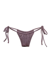 Load image into Gallery viewer, Mai adjustable string bikini bottoms in shimmery mauve
